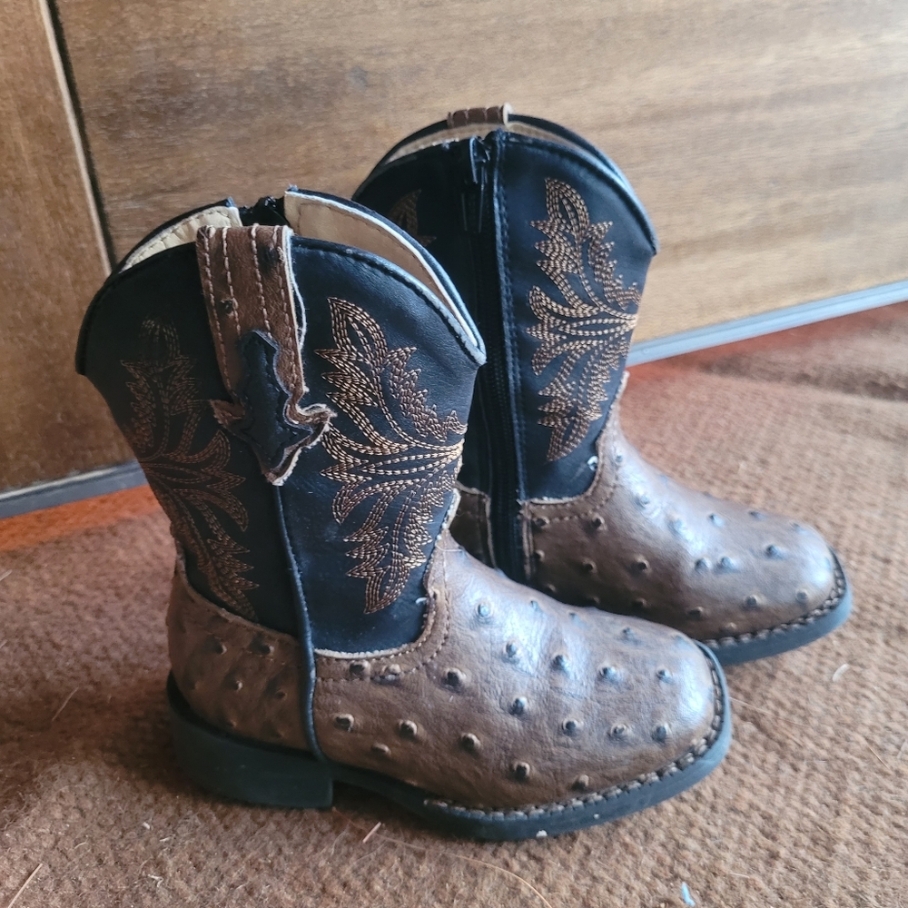 Roper Toddler zip up Cowboy Boots